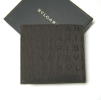 Bvlgari logo enthusiast folio wallet, logo / dark brown