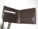 Bvlgari logo enthusiast folio wallet, logo / dark brown