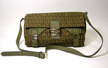 FENDI Zuchinno Sweet Messenger Bag, brown and green 