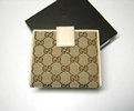 Gucci GG folio wallet (beige X ivory)