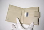 Gucci GG folio wallet (beige X ivory)