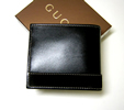 Gucci leather folio wallet (black)