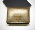 PRADA Prada occasion wallet, bronze-specially priced 