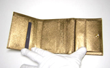 Prada occasion wallet, bronze-specially priced