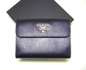 PRADA Prada portfolio wallet, purple-specially priced 