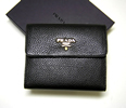 PRADA Prada occasion wallet, black 