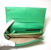 Prada portfolio wallet, aqua marine