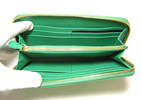 Prada tessuto zippered portfolio wallet, aqua marine