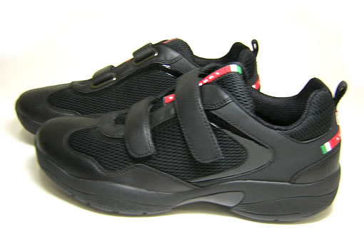 プラダスポーツ PRADA SPORTS ルナロッサ ベルクロスニーカーLUP003(BLACK)