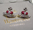  ���B���B�A���E�G�X�g�E�b�h �s�A�X�@Diamante Heart Stud Earrings(�A�N�Z�T���[)