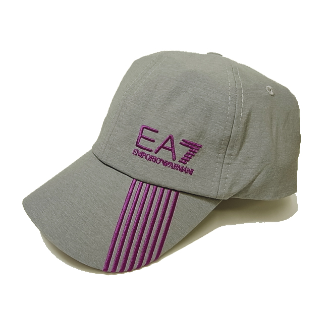 [ アルマーニ ] EA7 帽子 メンズ 7ラインズベースボールキャップ（グレー） - A-1553