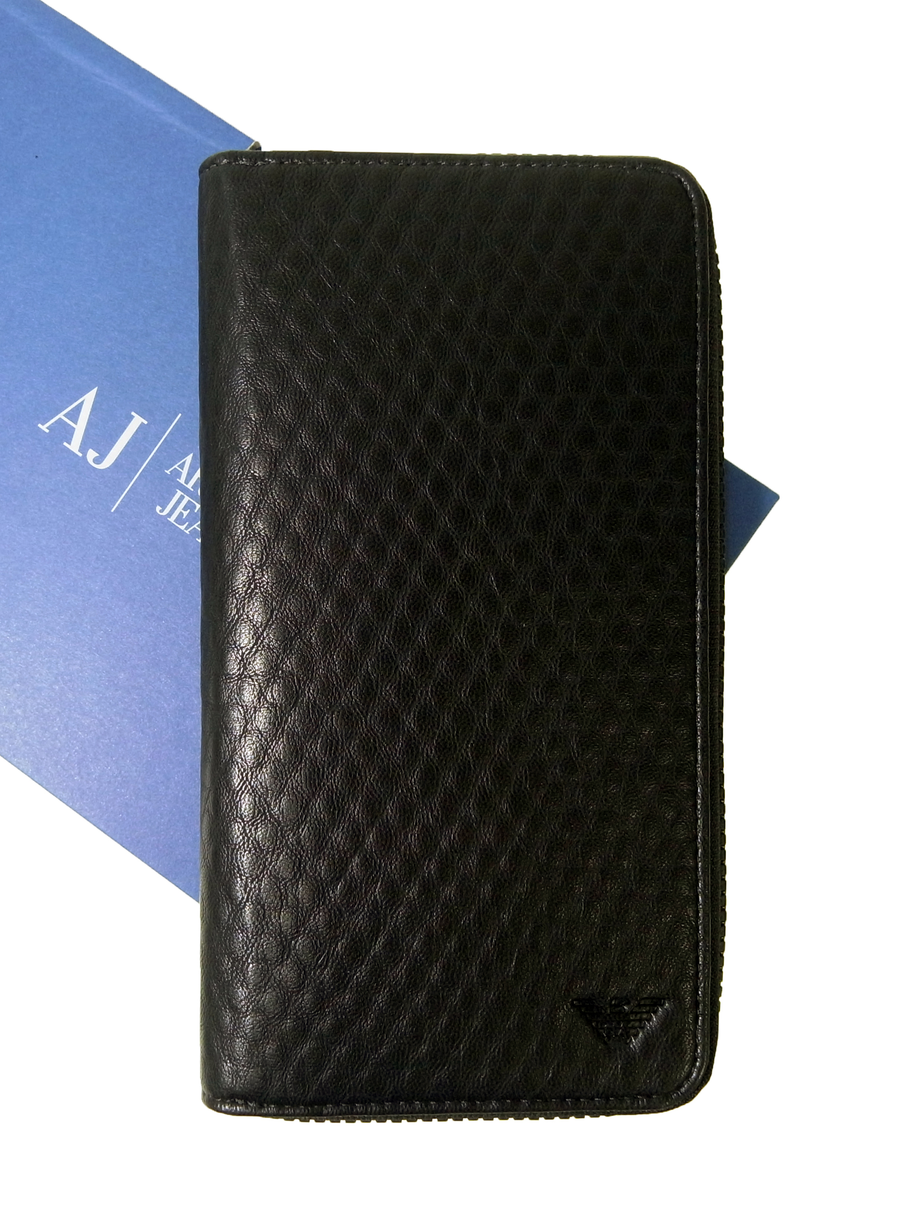 アルマーニ 財布 メンズ ジーンズ 長財布 ラウンドファスナー （ブラック） の通販＆即日発送 - A-2363