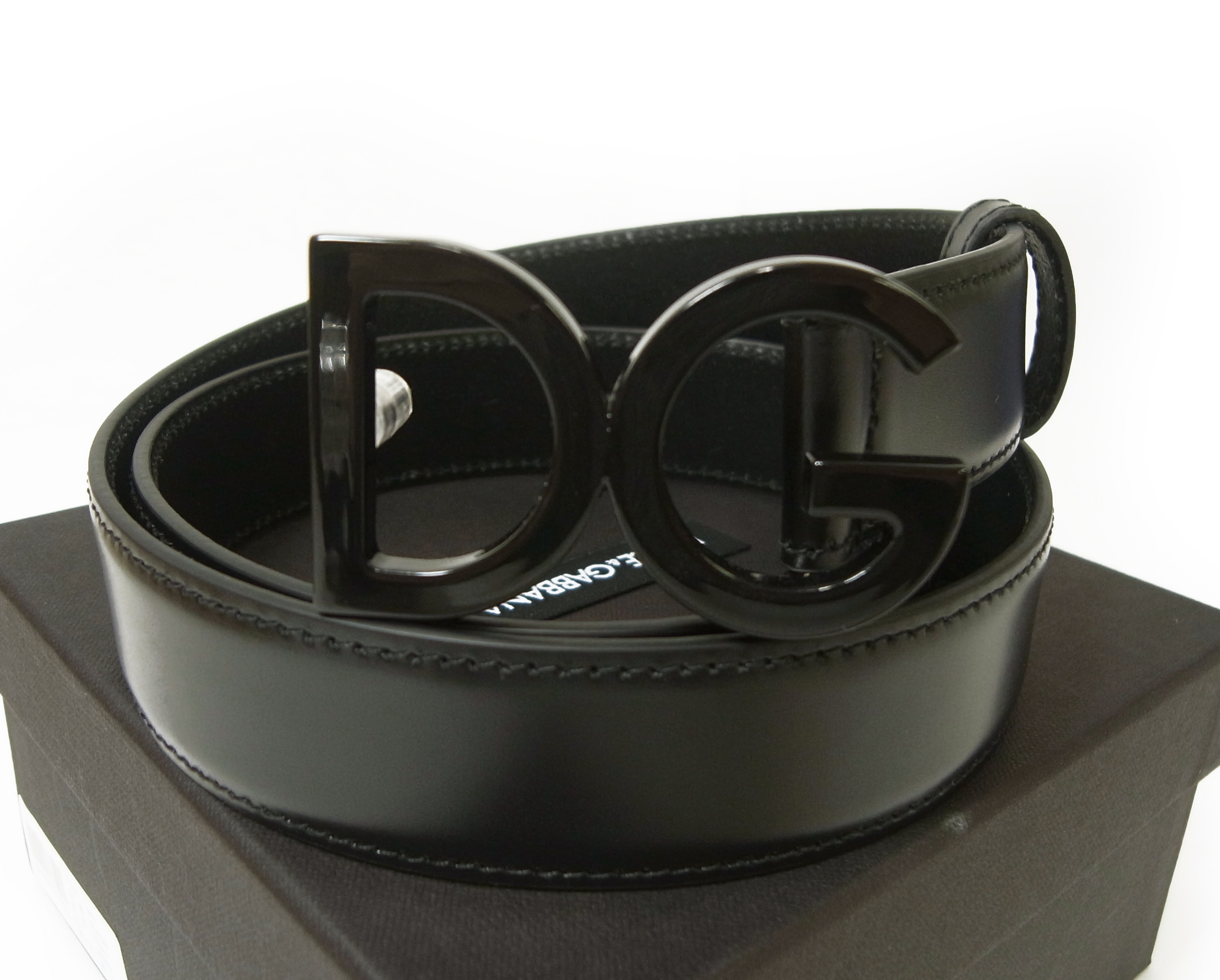 ドルチェ＆ガッバーナ ベルト メンズ レザー DGロゴ バックル （ブラック） 85cm の通販＆即日発送 - DG-1563