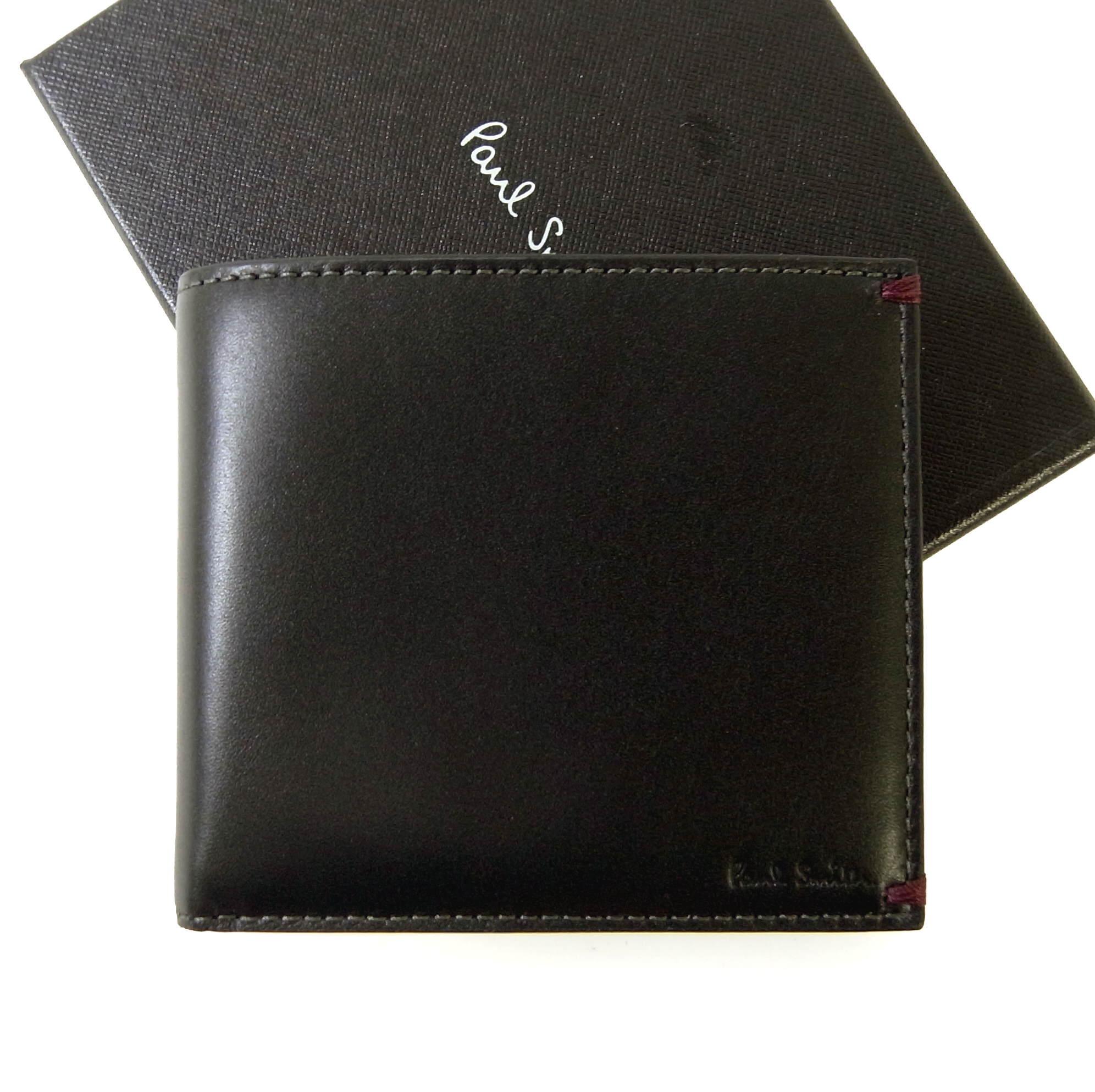 [ ポールスミス ] 財布 メンズ 二つ折 （ブラック／ミニクーパー） - PA-1092