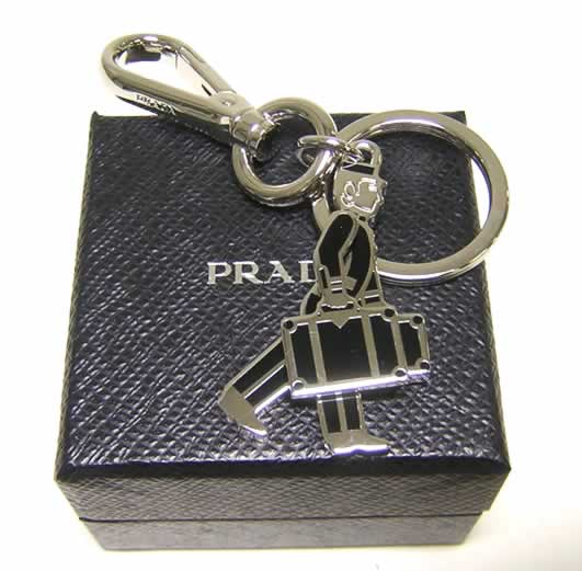 PRADA poter key ring 黒