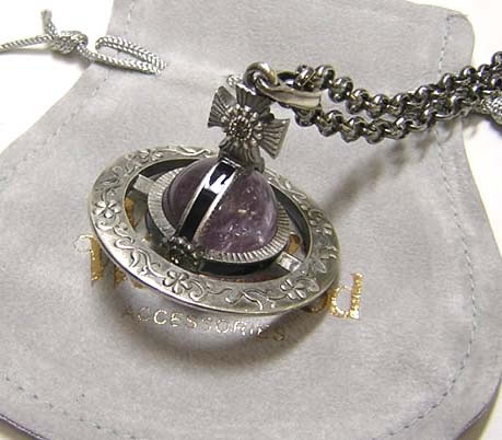 ヴィヴィアン ] ペンダント Small Ornamental Orb Pendant Amethyst