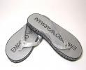 PhotoNo.1 アルマーニ エンポリオ　メンズビーチサンダル（シルバー）41サイズ（日本サイズ約26cm） 