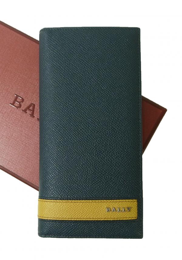 バリー 長財布 二つ折 ブルー 型押しカーフ LALTYL.L／35 - インポートブランドショップPiazza
