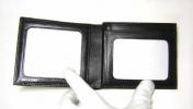 PhotoNo.3 バーバリー 三つ開き札入れ（ブラックチェック柄+ブラック）