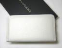 PhotoNo.2 ブルガリ ドッピオトンド　マルチファンクションラウンド長財布（チョーク）