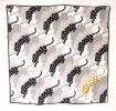 PhotoNo.1 カルティエ カルティエ　70×70サイズ　シルクスカーフ（ブラック×ホワイト） 