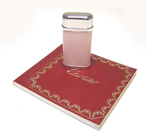 Cartier ホワイト ベビーピンク ライター カルティエ ] ライター（ピンク／ピンクコンポジット） - CA-770