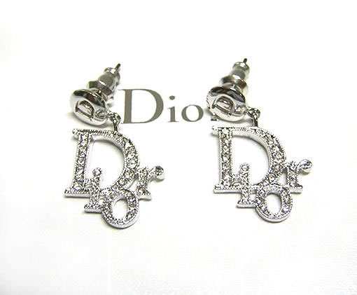 ✨美品✨ Dior ピアス CDロゴ モチーフ ビジュ シルバー | ✨美品