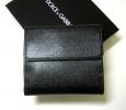 PhotoNo.2 ドルチェ＆ガッバーナ ニつ折ダブルホック財布（ブラック）