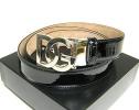 PhotoNo.1 ドルチェ＆ガッバーナ DGバックル ヴェルニレザーベルト（ブラック） 
