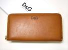PhotoNo.1 ドルチェ＆ガッバーナ D＆G  ラウンドファスナー長財布（ブラウン） 