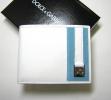 PhotoNo.1 ドルチェ＆ガッバーナ 二つ折財布（ホワイト+ライトブルー） 