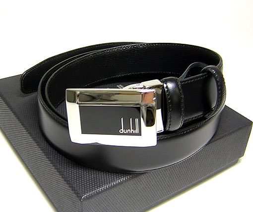 ダンヒル Dunhill メンズベルト（リバーシブル ブラック／ブラック