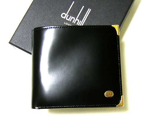 ダンヒル オックスフォード 二つ折財布（ブラック） - インポート 