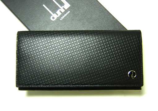 ダンヒル マイクロディーエイト 二つ折長財布（ブラック