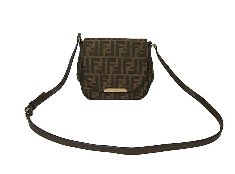 FENDI ズッカ柄ミニショルダーバッグ フェンディ バッグ レディース ズッカ柄 ミニショルダー