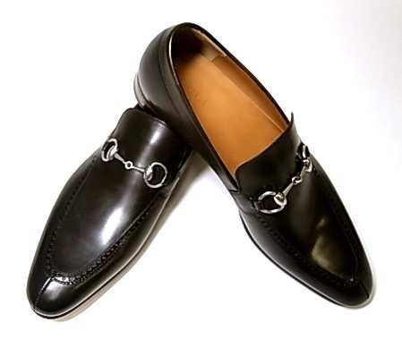 グッチ 靴 メンズシューズ メダリオン ビットシューズ（ココア）9サイズ（日本サイズ約28cm） - インポートブランドショップPiazza