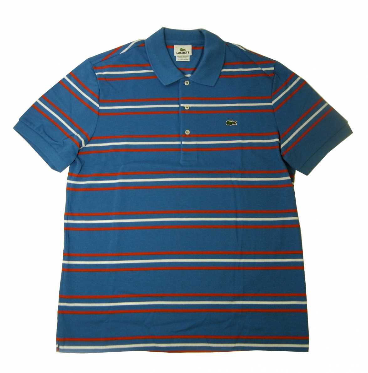 [ ラコステ ] ポロシャツ 4（S）サイズ（ブルー） - LC-24