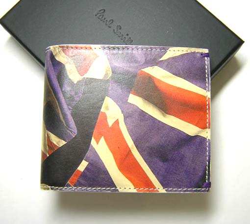 ポールスミス 二つ折財布（ユニオンジャック／ブラック） - インポートブランドショップPiazza