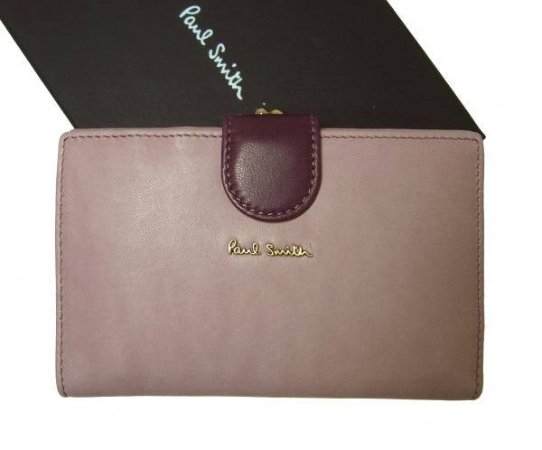 Paul Smith がま口 フラップ 財布 小銭入れ付き レディース mrg-japan_paul-w831