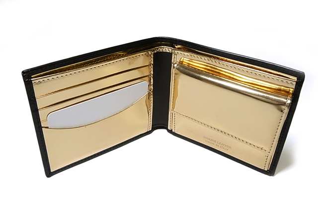 ポールスミス 財布 メンズ 二つ折布 （ブラック+ゴールド