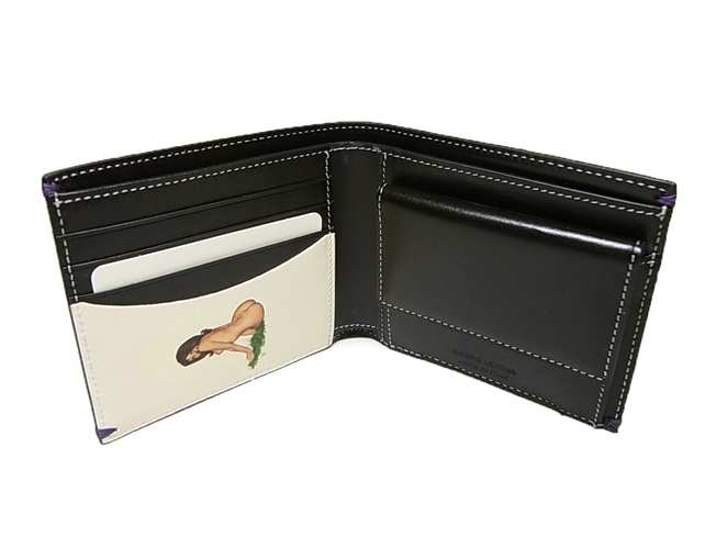 ポールスミス 財布 メンズ 二つ折 （ブラック／ヌードガール