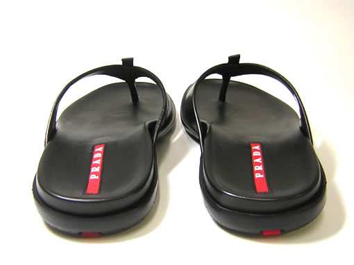 プラダスポーツ サンダル スリッパ ビーサン 黒　プラダ PRADA - プラダ PRADA サンダル スポーツサンダル ストラップ