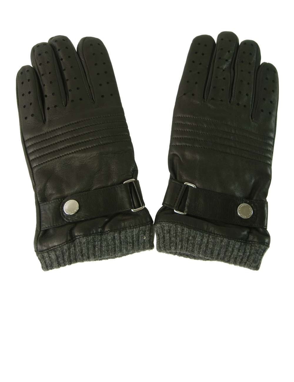 ラルフ ローレン 手袋 メンズ ブラック グローブ ベルト付き Sサイズ インポートブランドショップpiazza