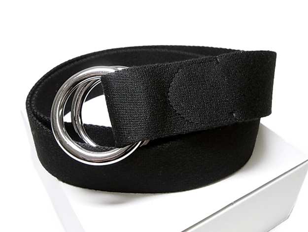 ラルフ ローレン ベルト メンズ ダブルリングバックル （ブラック）S