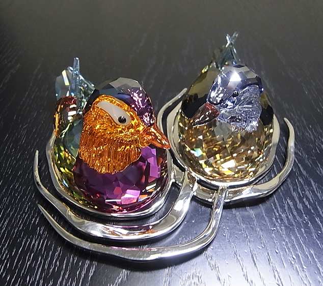 スワロフスキー マンダリンダック トパーズ - インポートブランド  