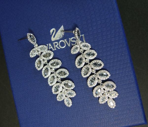 スワロフスキー バロン ピアス ロング 5074350 Swarovski Crystal Baron Pierced Earrings ギフト  プレゼント □
