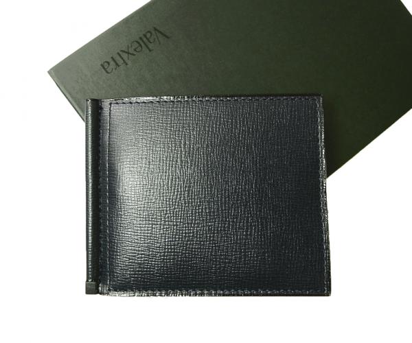 ヴァレクストラ マネークリップ 財布 カードケース（ネイビー