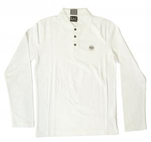 アルマーニ ポロシャツ ゴルフ メンズ ホワイト Sサイズ エンポリオアルマーニ EA7