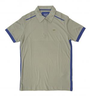 アルマーニ ポロシャツ グレー 速乾素材 ゴルフ用 EA7