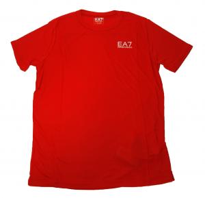 アルマーニ Tシャツ メンズ レッド エンポリオアルマーニ　EA7